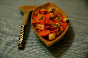 Salade de crottes d'inspiration américano-marocaine