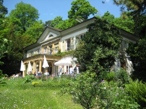 La Villa Lindenegg vue depuis le jardin